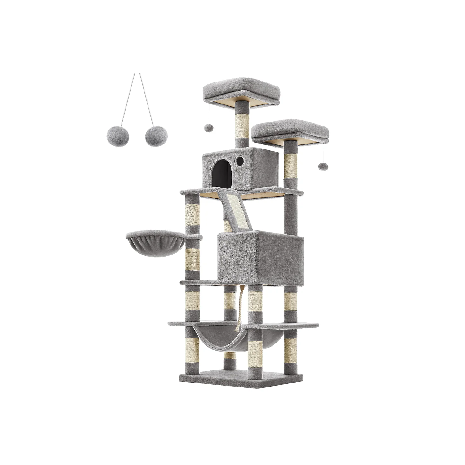 Arbre à chat de 206 cm