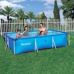 Piscine tubulaire amovible pour enfants Bestway Deluxe Splash Frame Pool 300 x 201 x 66 cm