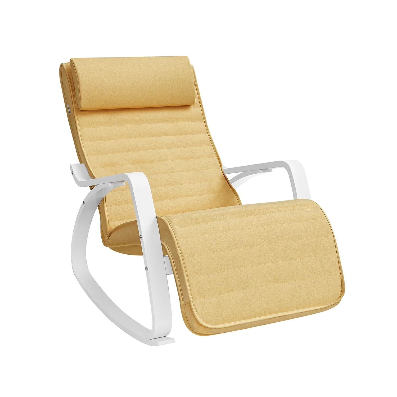 Schaukelstuhl aus dunkelgrauem Birkenholz