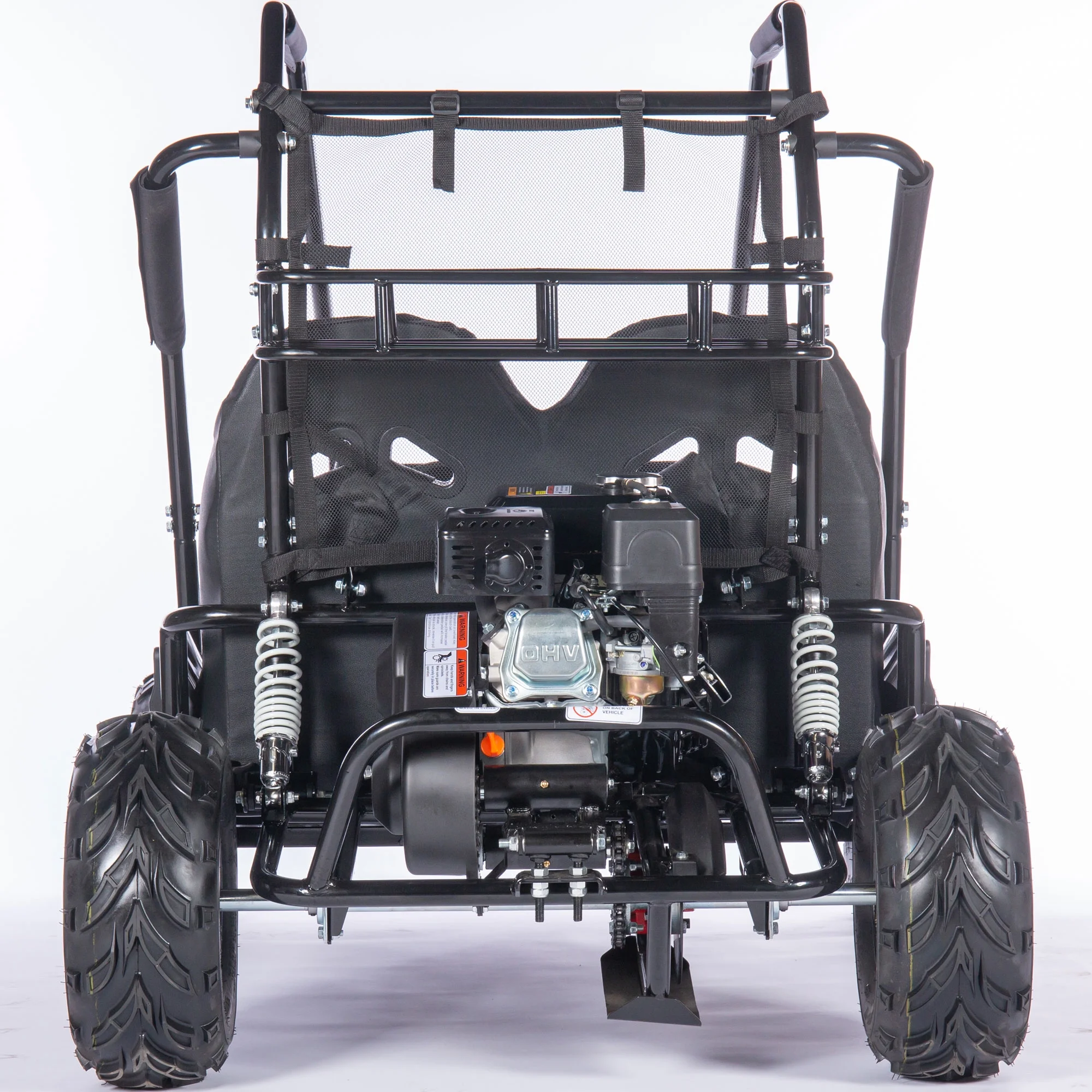 Mototec Mud XL 212cc 2 Seat Go Kart Full Suspension Blue
