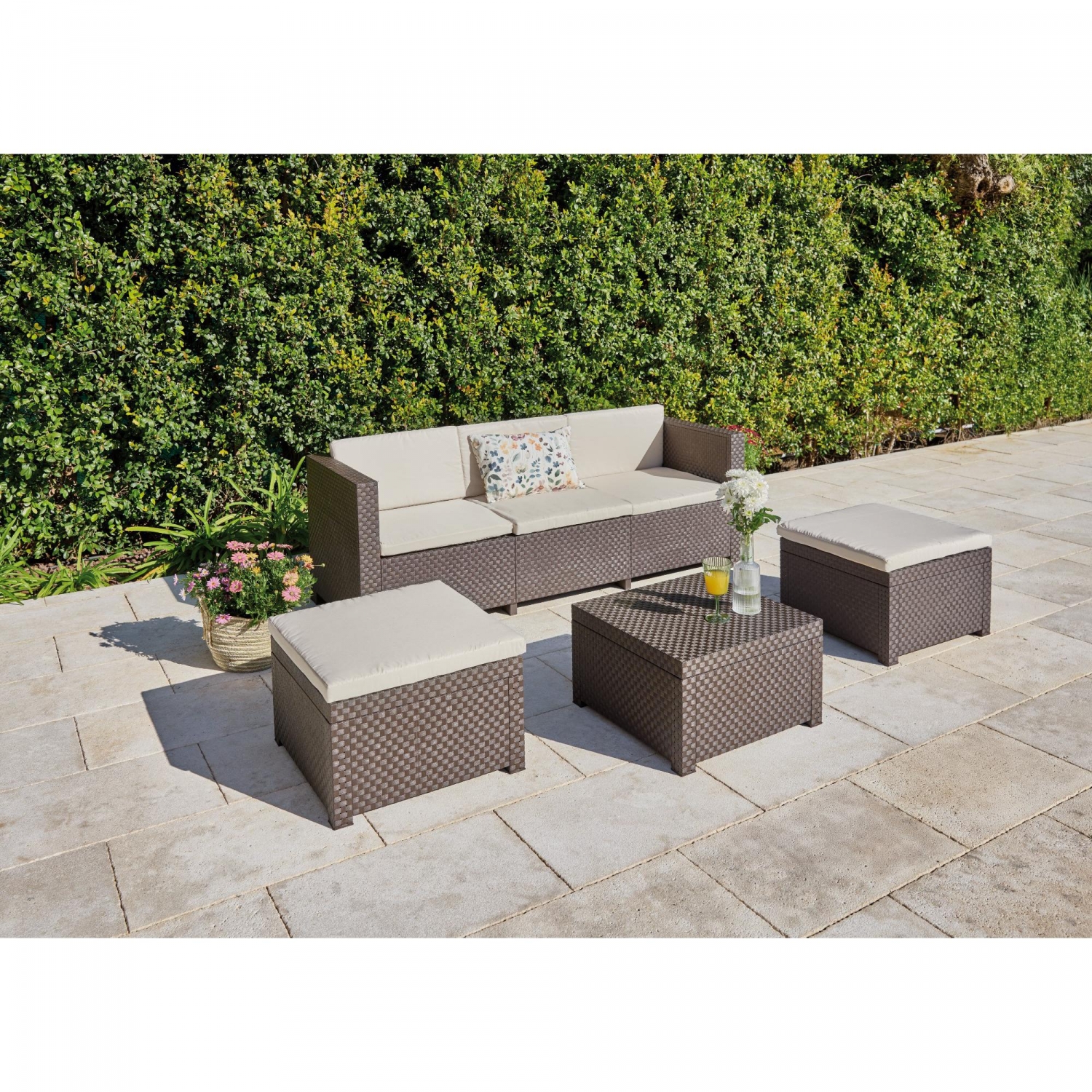 Havesæt, Diva Chaise Longue - Wengue