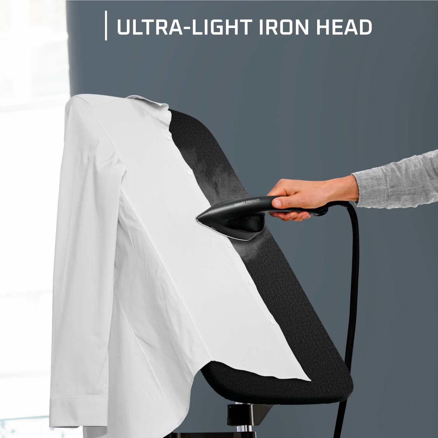 Rowenta IXEO Full Size Steamer for Clothes with Ironing Board, Garment Steamer, 65 in, 1500 Watts, Portable, QR1410