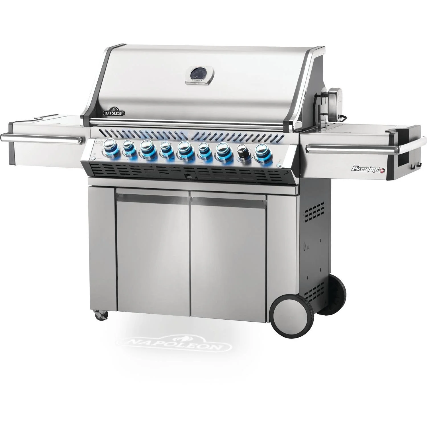Napoleon Prestige Pro 665 Propane Gas Grill with Infrared Rear Burner and Infrared Side Burner