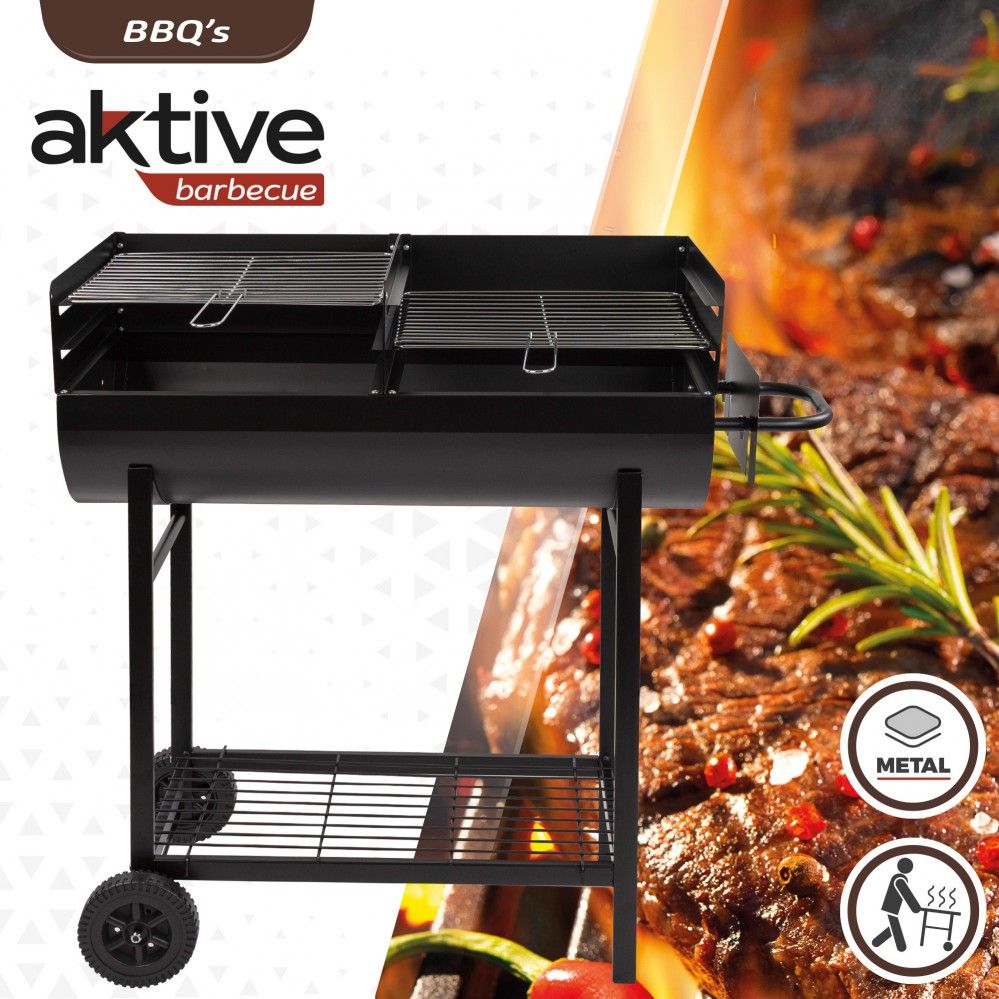 Barbecue à charbon Aktive avec double grille