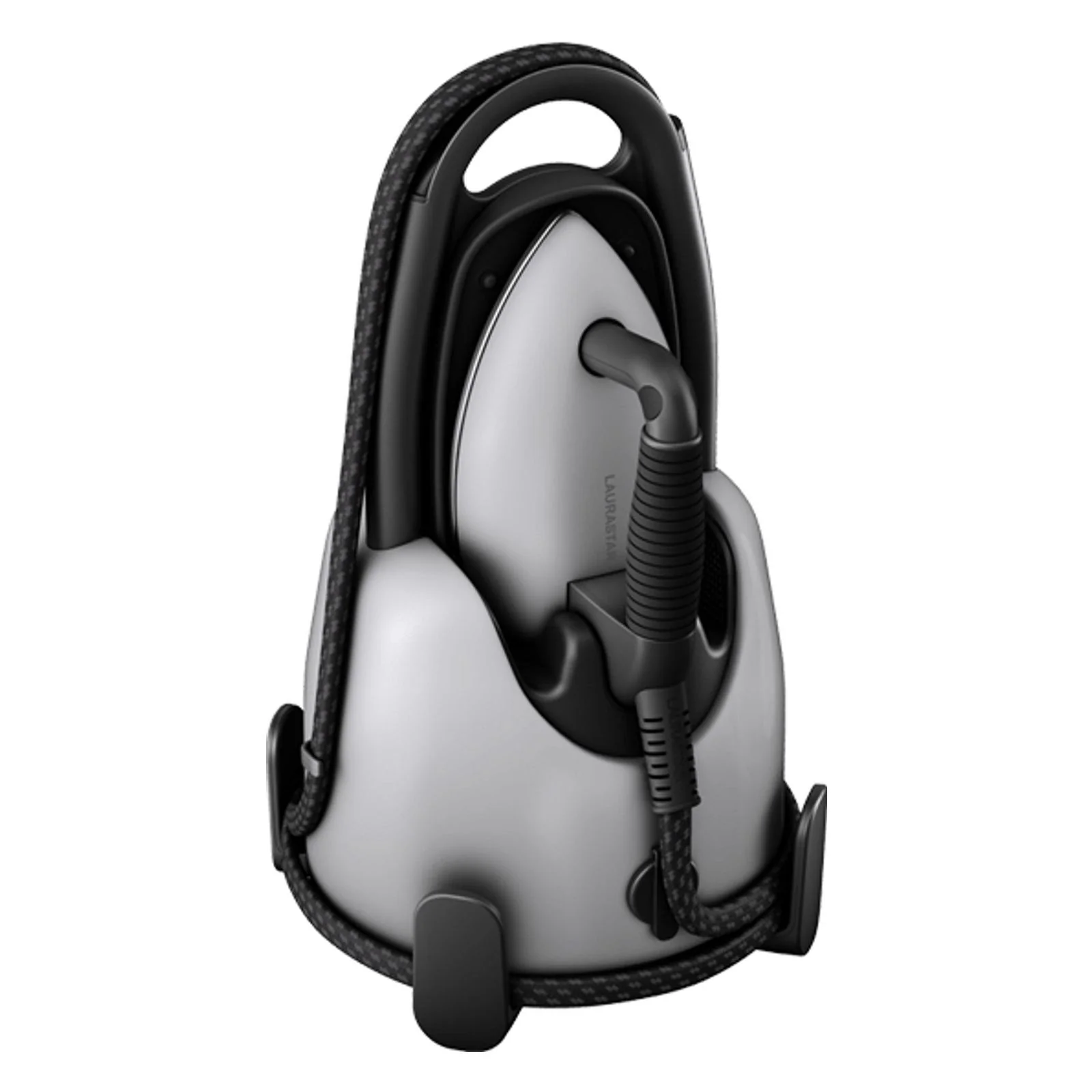 2025 LauraStar Lift Xtra bærbar dampstrygestation i aluminium 2200 W 1,1 L sort og grå