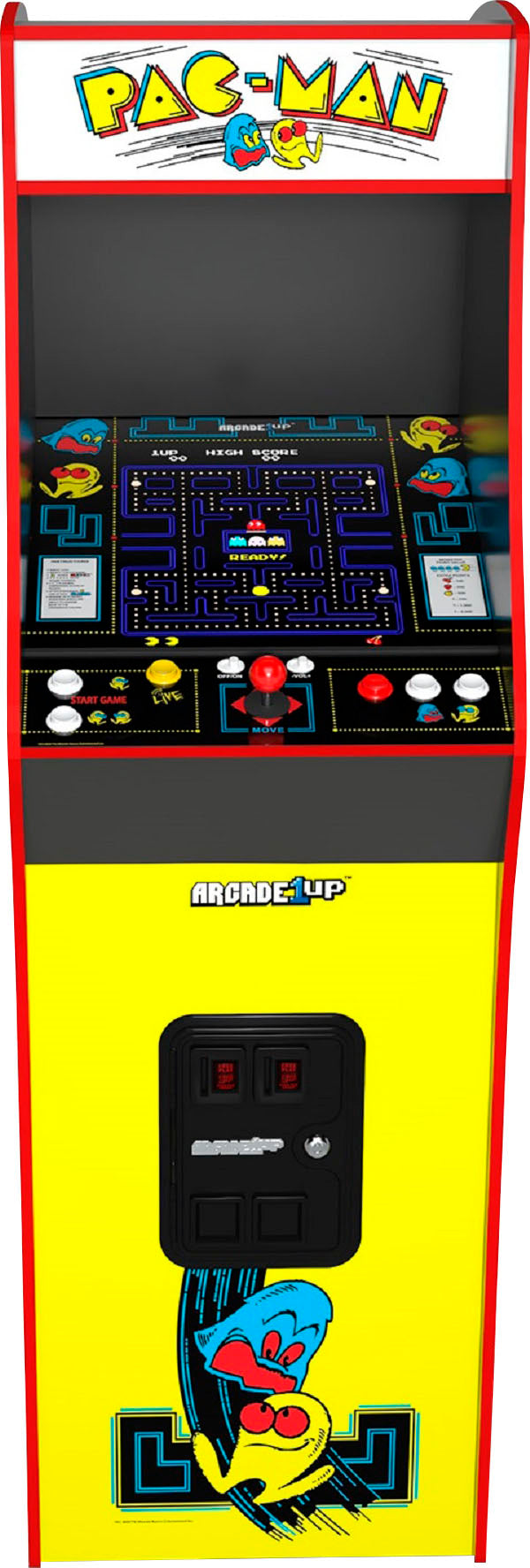 Arcade1Up – PAC-MAN Deluxe Arkademaskine – Gul