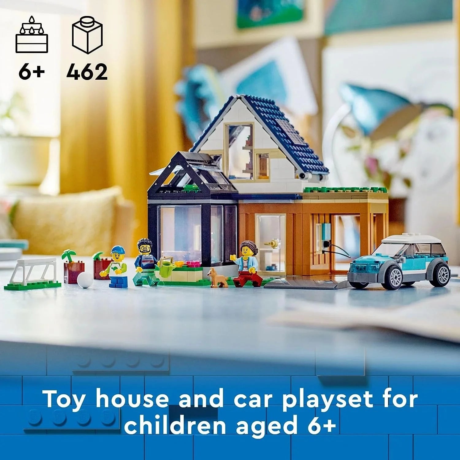 LEGO City Familiehjem og Elbil 60398