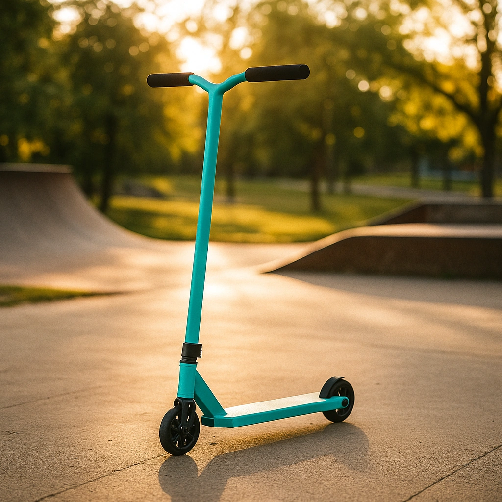 Trottinette enfant bleue/aluminium