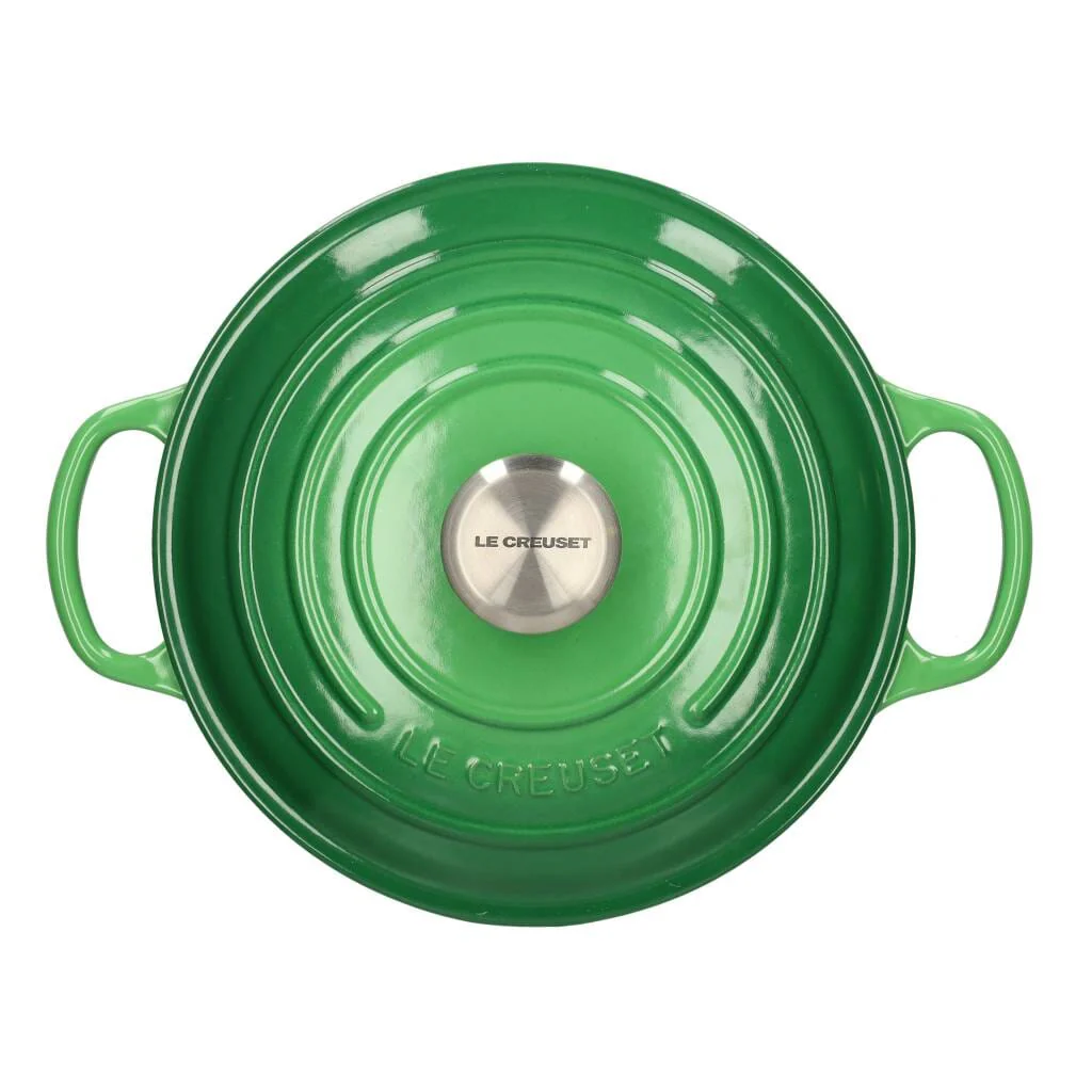 2025 Le Creuset - Signature rund bambus stegepande 24 cm 4,2 l