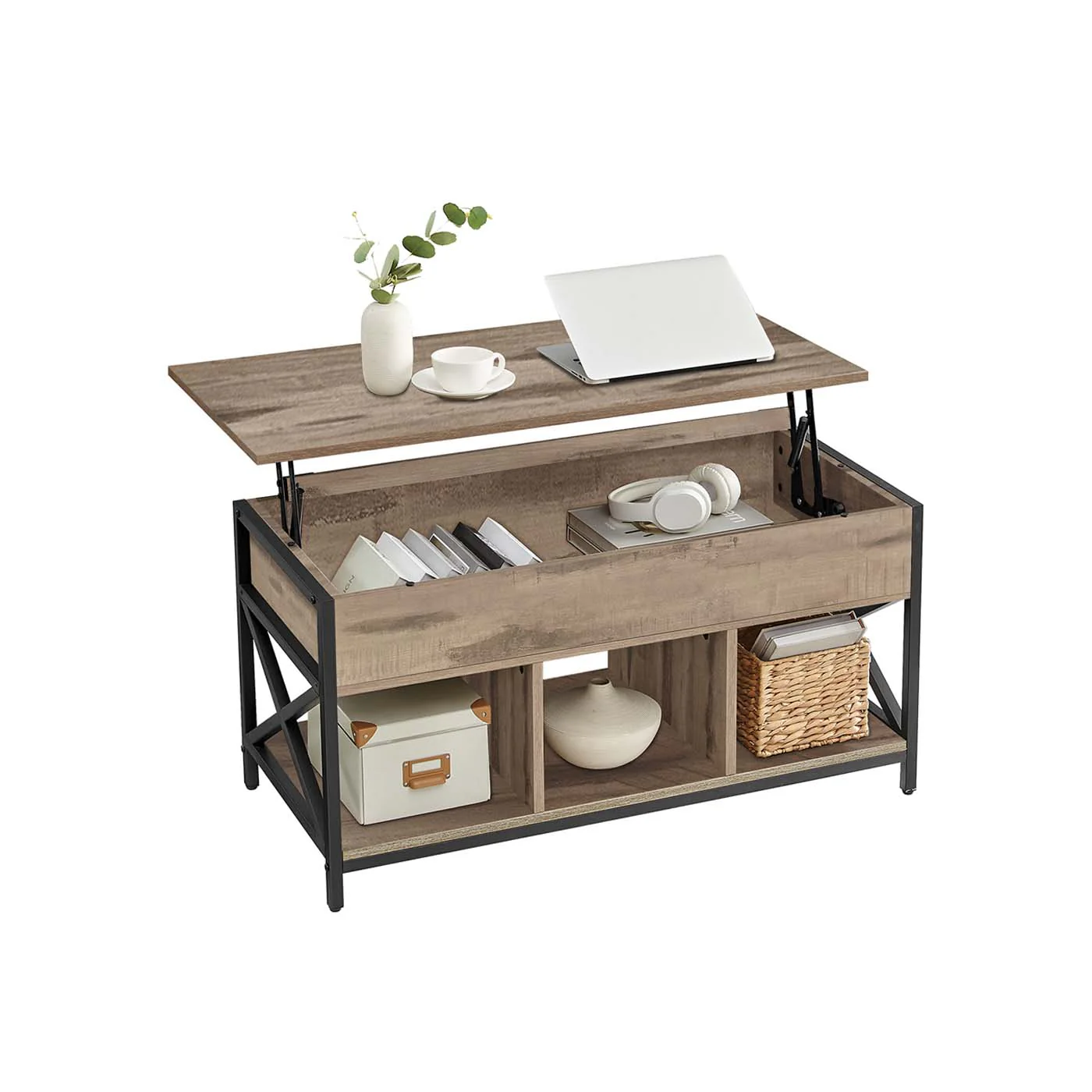 Table basse avec plateau relevable