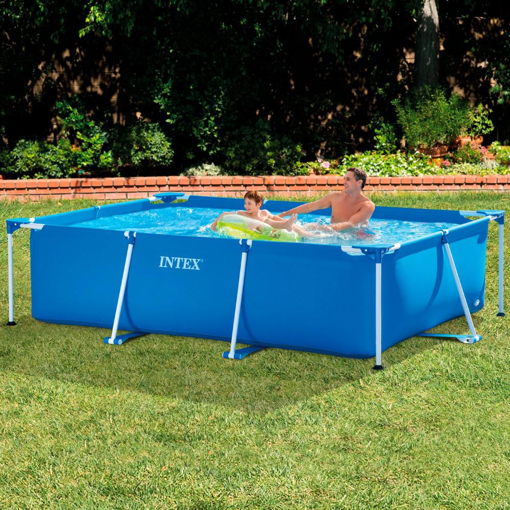 Intex Lille Ramme Aftagelig Rørformet Pool 300x200x75 cm