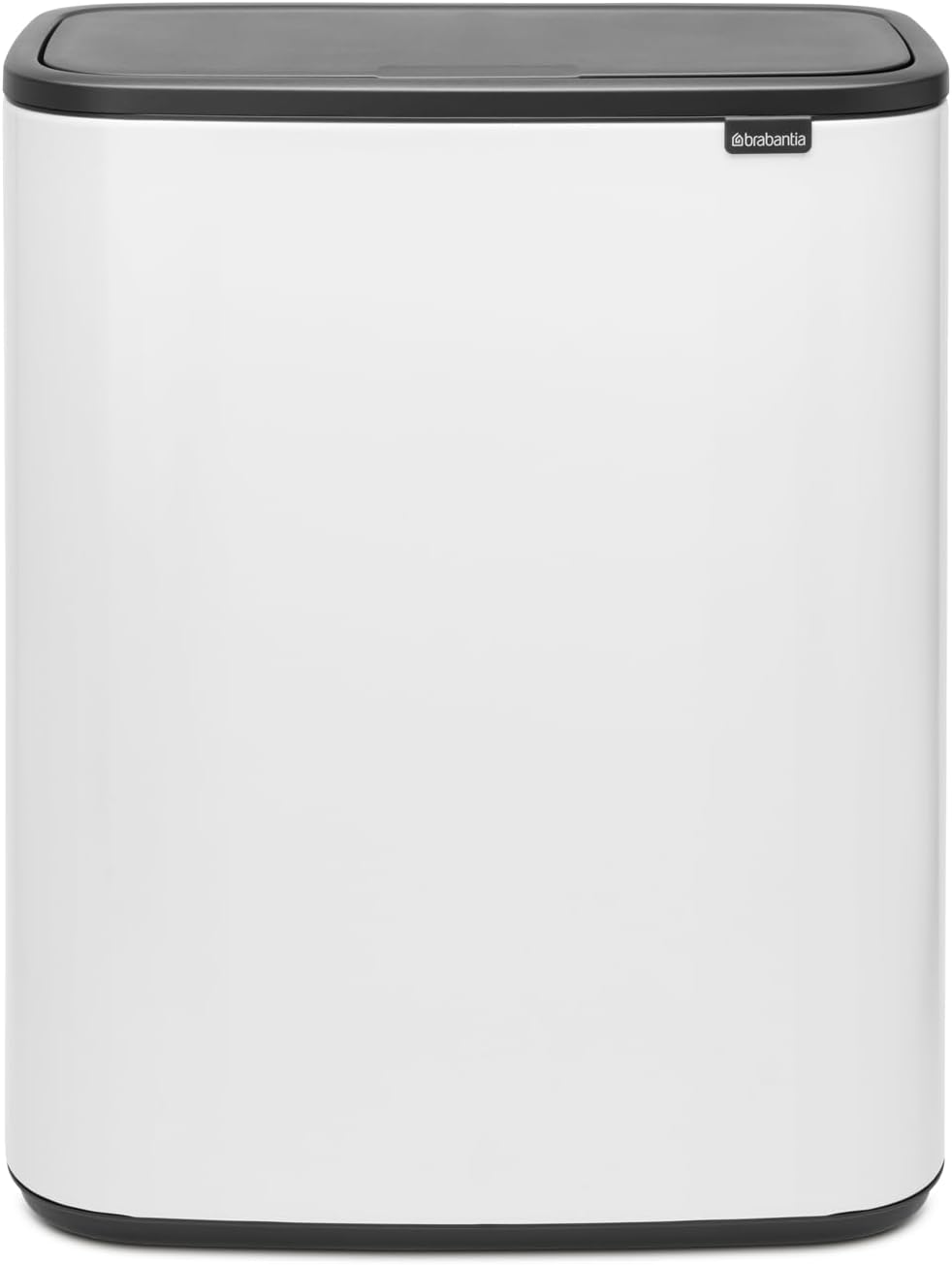 Brabantia Abfalleimer, Stahl matt, Anti-Fingerprint, 2 x 30 l