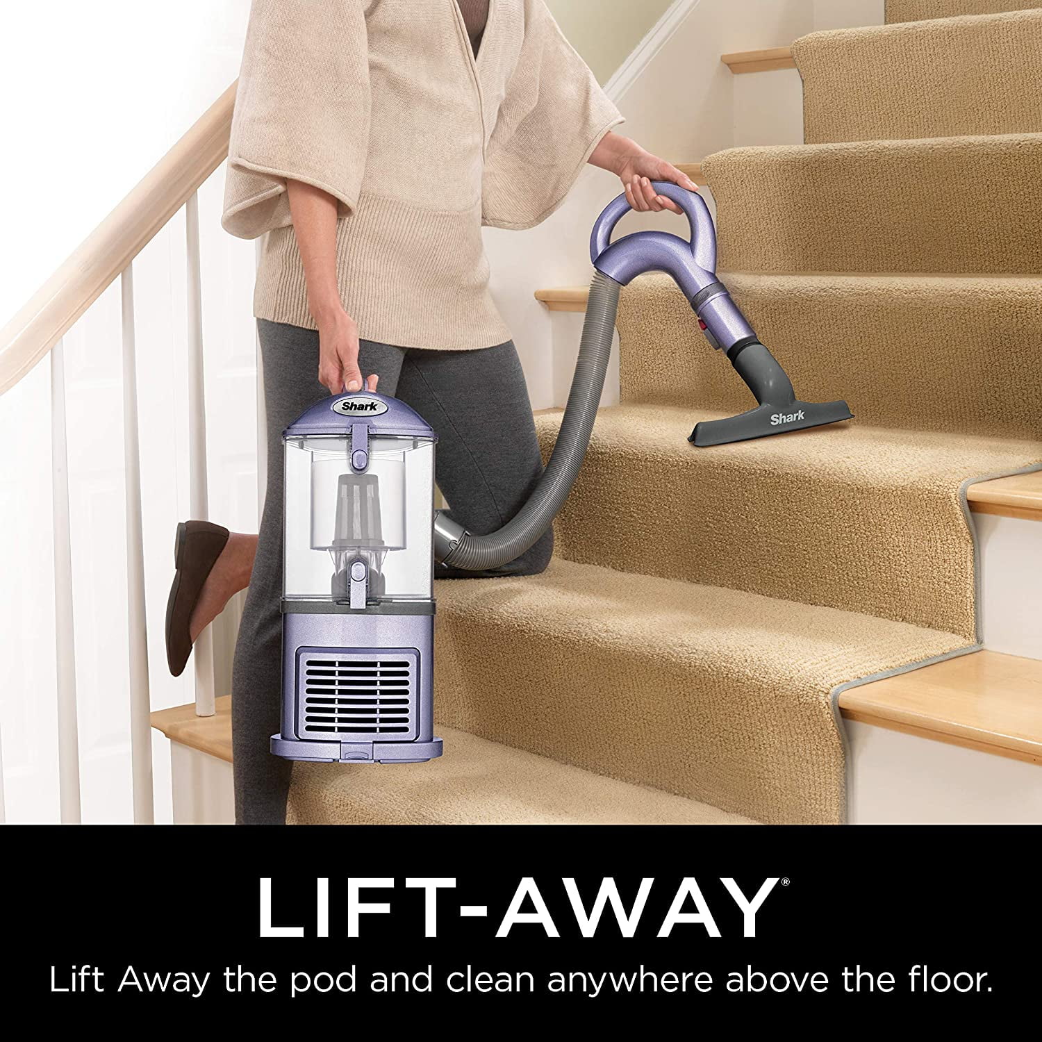 Shark Navigator Lift - Away Bagless Upright Vacuum - Lavender