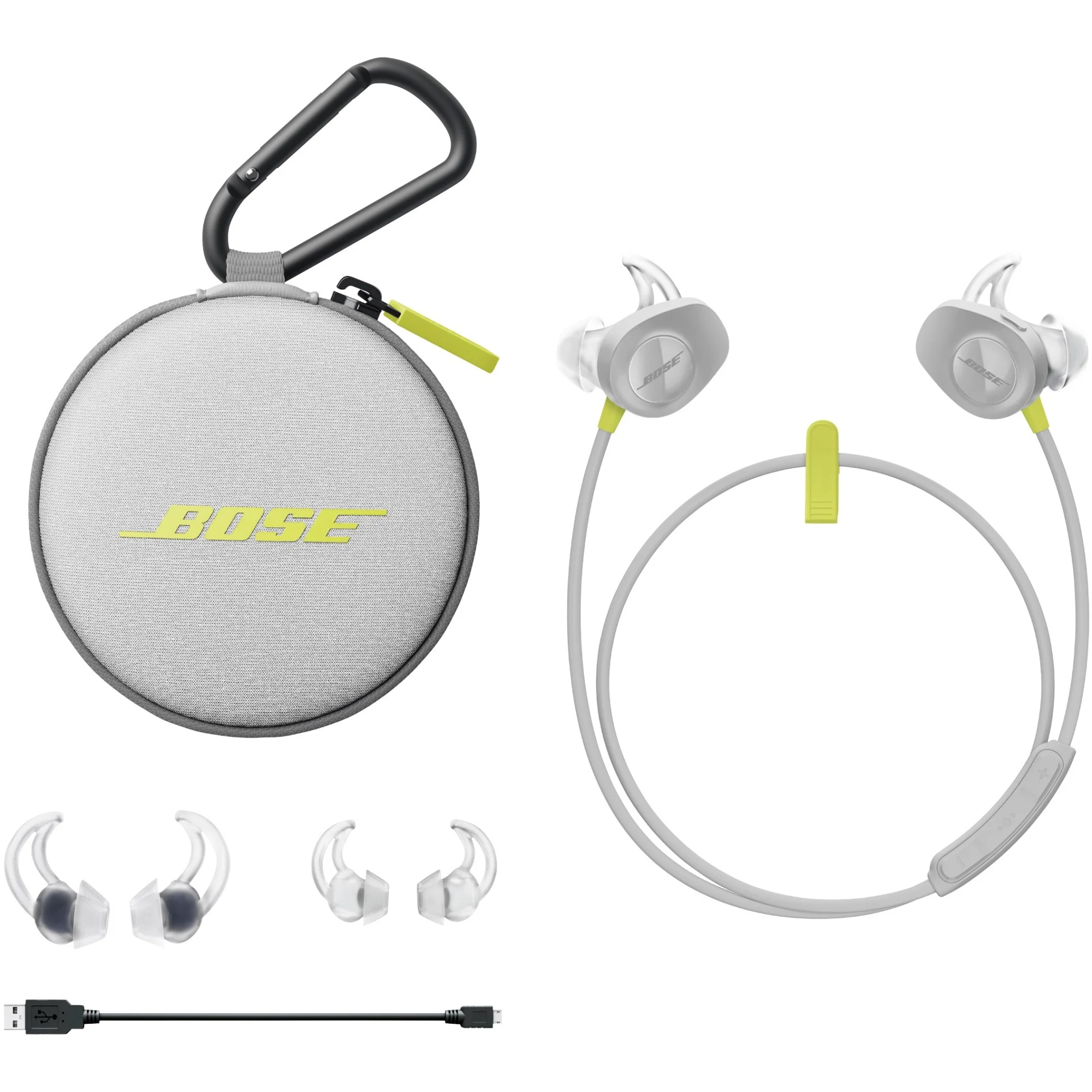 Casque de sport sans fil Bose SoundSport 2025 – Citron