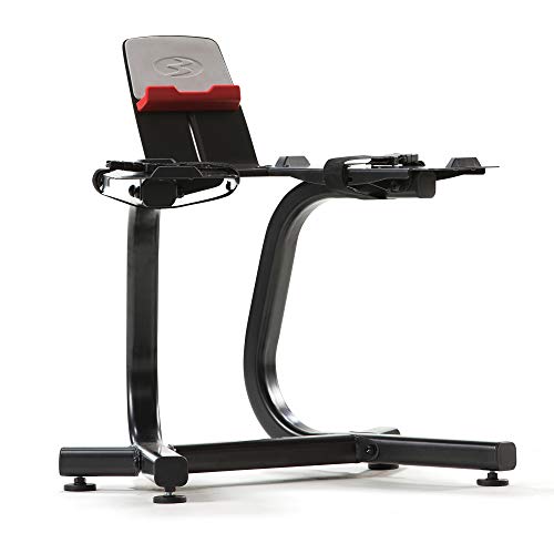 Support pour haltères Bowflex SelectTech 2025 avec support pour appareil multimédia