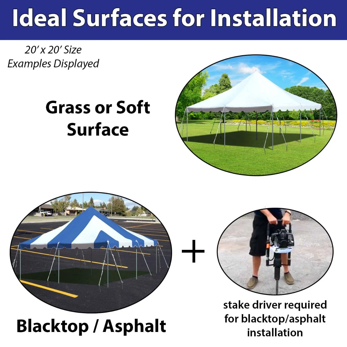 Tentandtable Sectional Outdoor Wedding Event Party Canopy Tent, White Waterproof, 30 Ft x 60 Ft