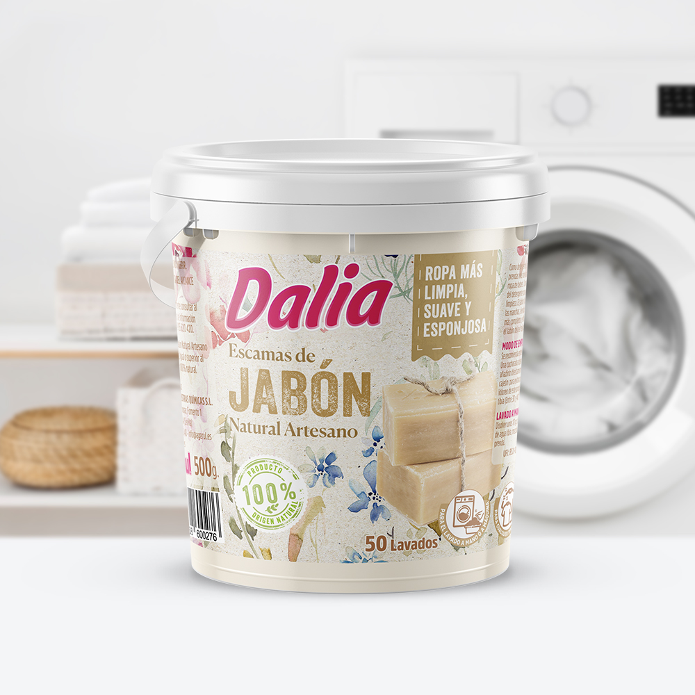 flocons de savon naturel Dahlia