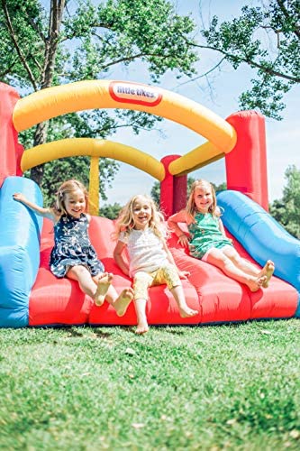 Little Tikes Jump ‘n Slide Bouncer – Château gonflable avec toboggan et souffleur haute puissance