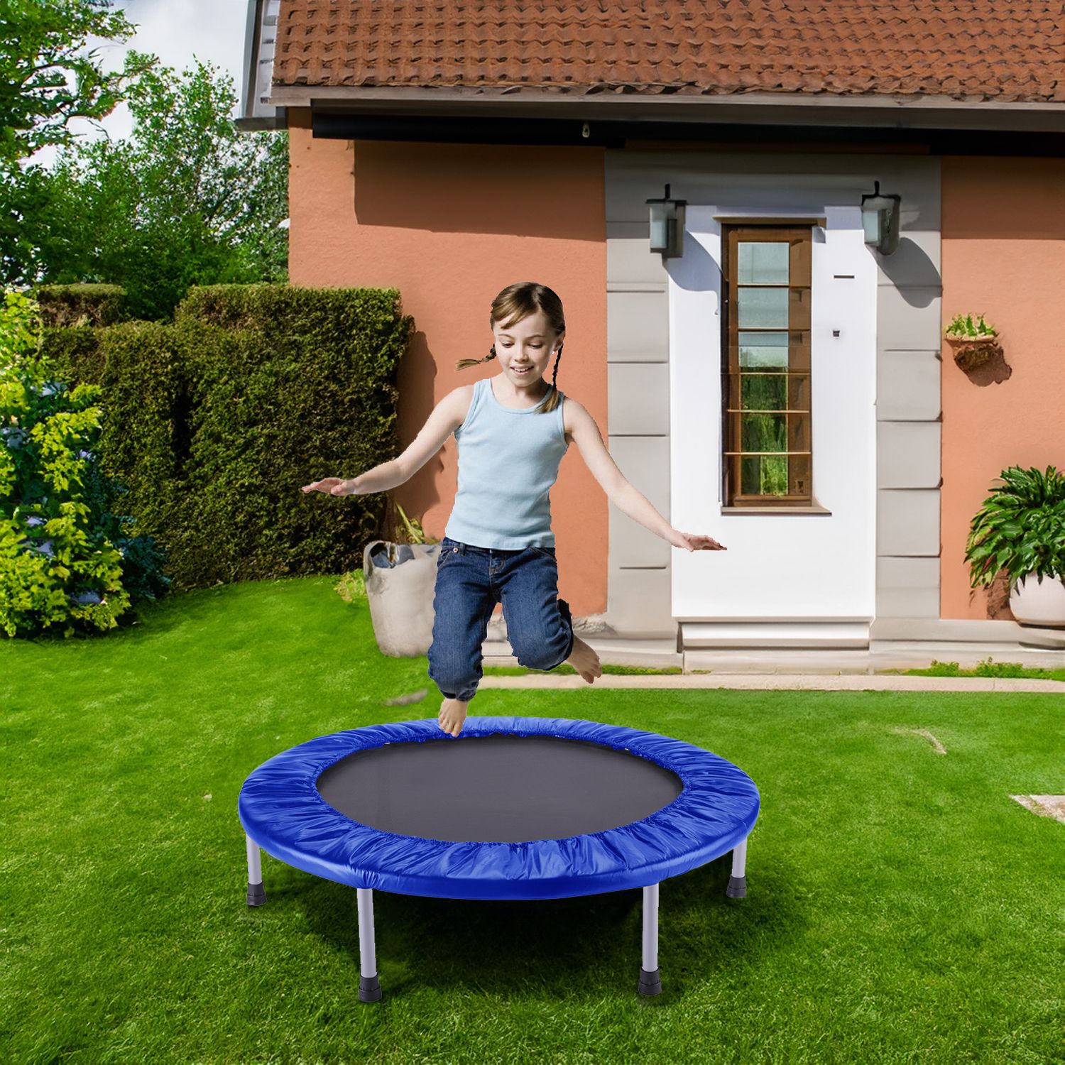 Trampoline élastique pour jeux d