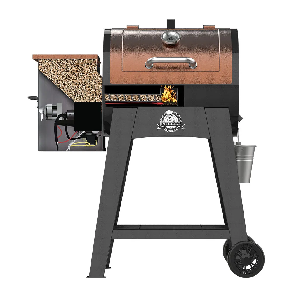Barbecue à granules de bois Pit Boss Lexington 2025 (540 po²) avec gril à flamme et sonde à viande