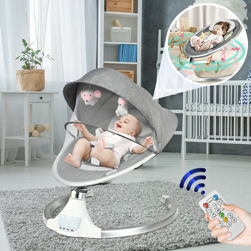 Balançoire automatique de luxe pour bébé - Chaise à bascule pour bébé