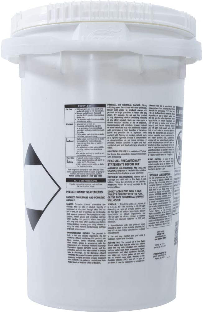PASTILLES DE CHLORE DE 3 POUCES – 50 LIVRES