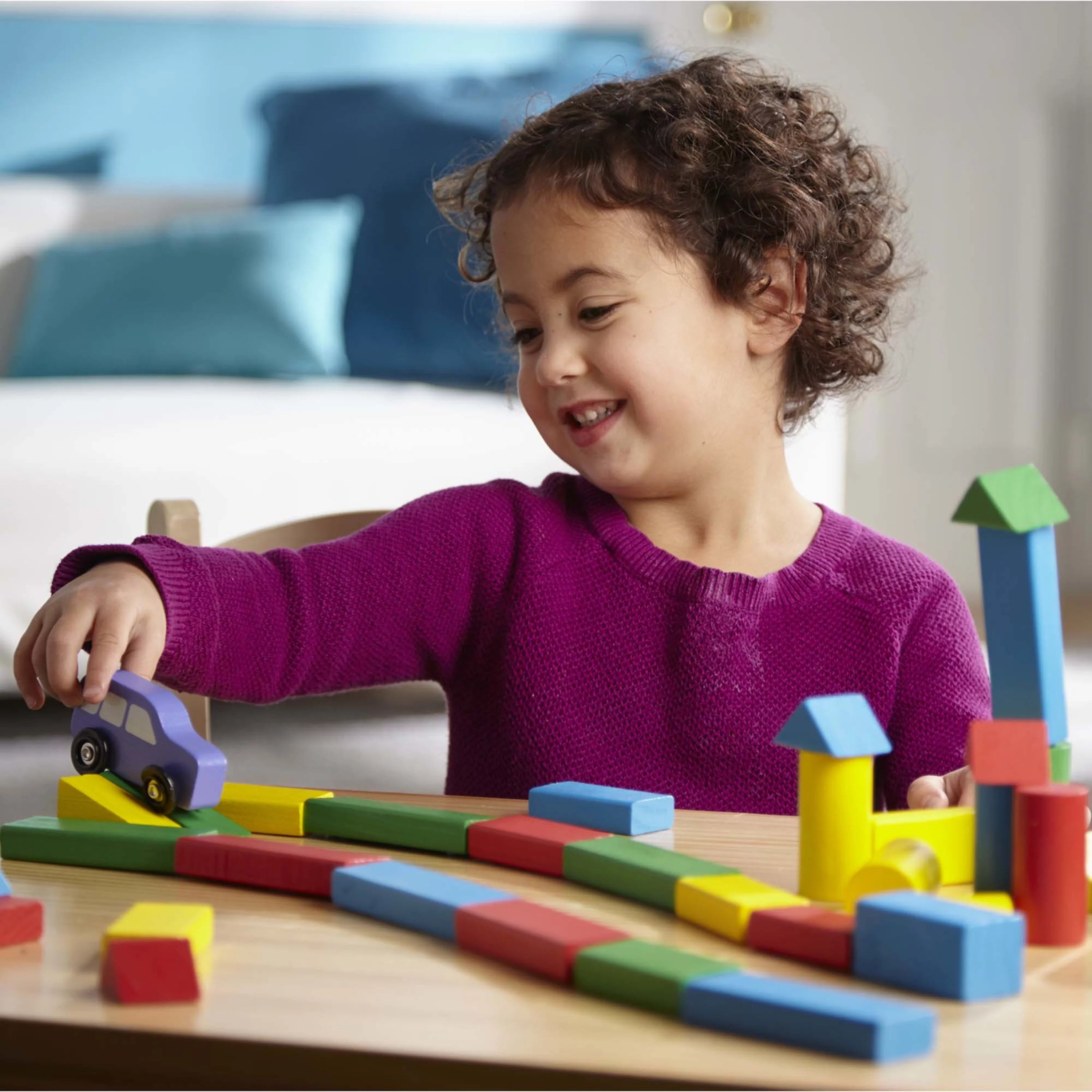 Melissa & Doug 100 blocs en bois