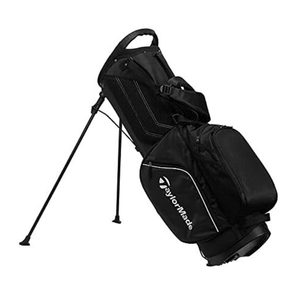 2025 TaylorMade 5.0 ST. Stående Golfbag, Sort/Hvid