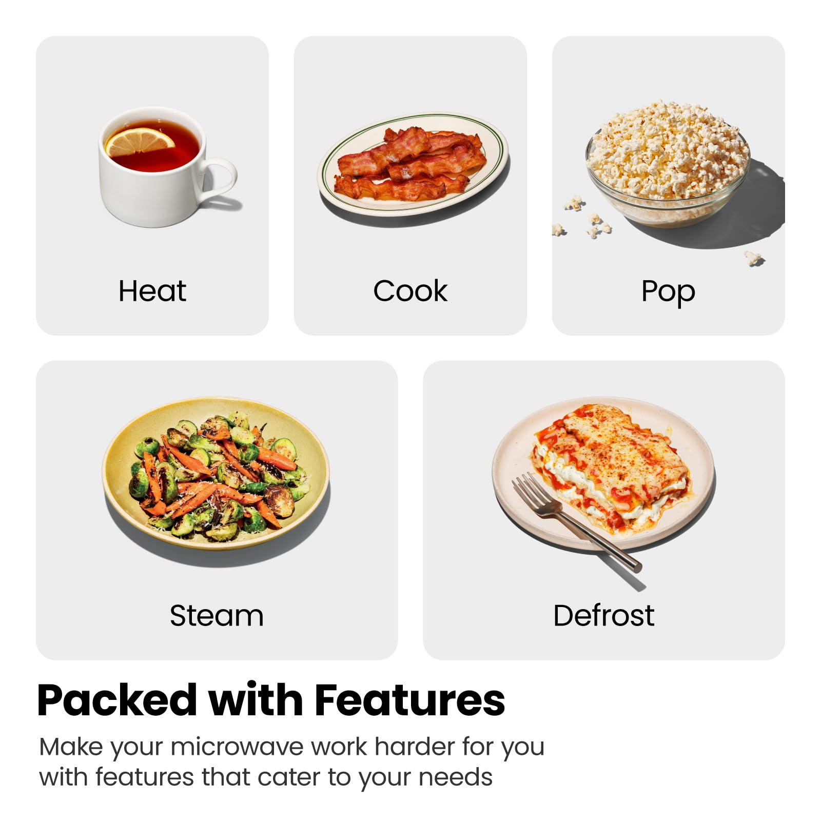 2025 Chefman Essentials Rustfri Stål Bordmikrobølgeovn