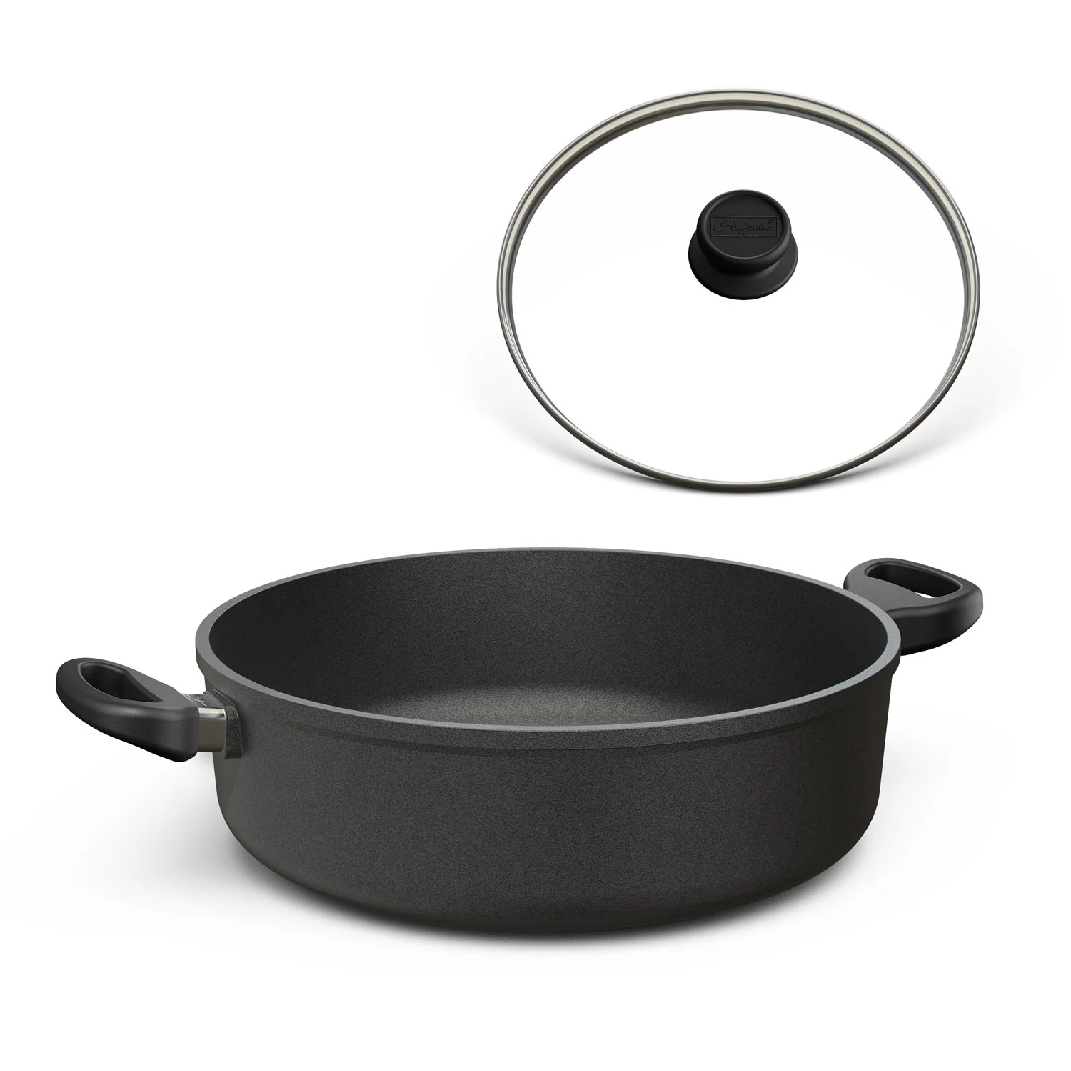 2025 Runder Drehspieß, 32 cm Durchmesser, Innenhöhe 10 cm, optionaler Deckel