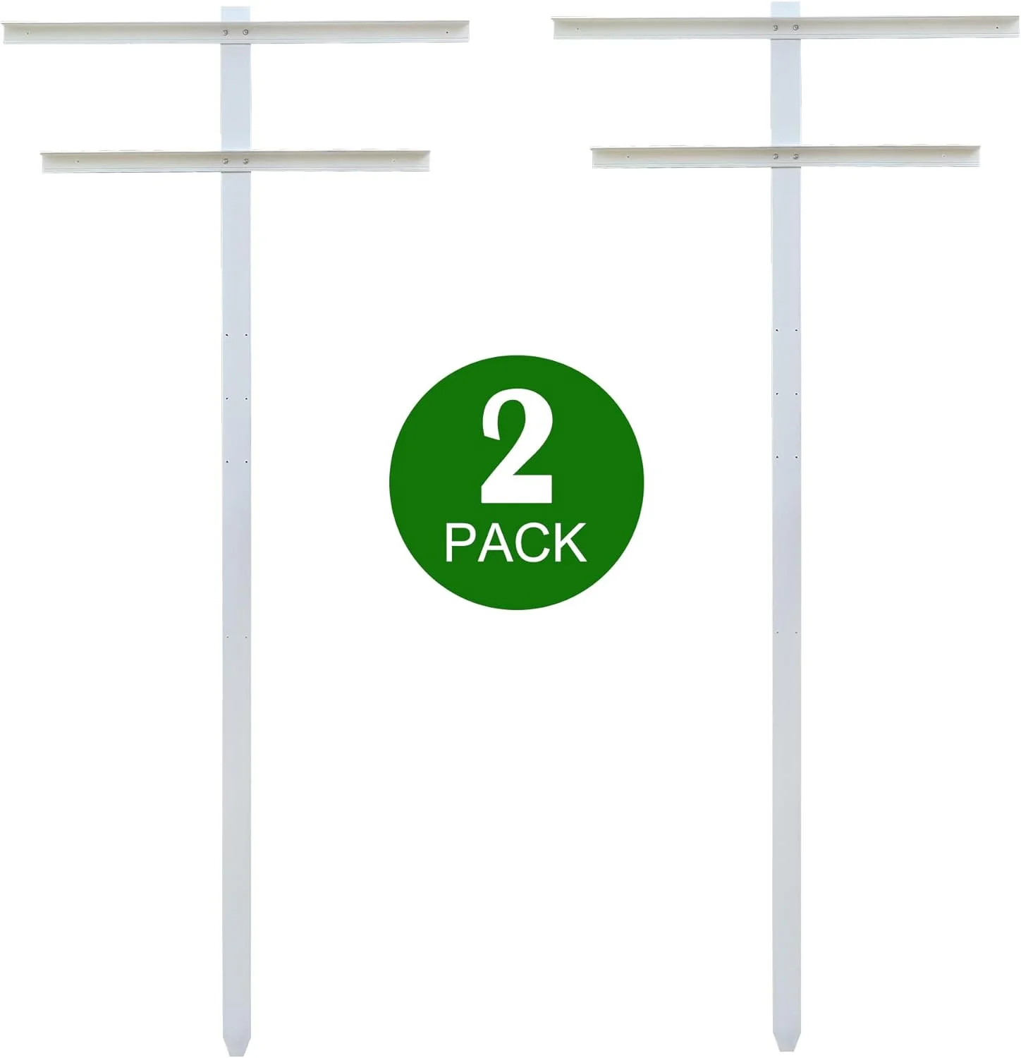 MRGARDEN 7 - Feet Grape Vine Trellis, Heavy Duty 2pcs Set for Raspberry and Climbing, Outdoor Stake Vineyard Trellis, 2 Tall Trellises