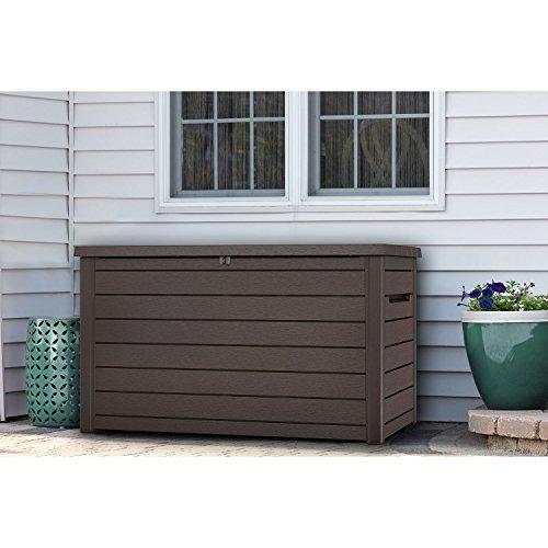 Coffre de rangement extérieur Keter XXL 230 gallons en plastique pour terrasse, jardin ou mobilier de jardin - 870 litres