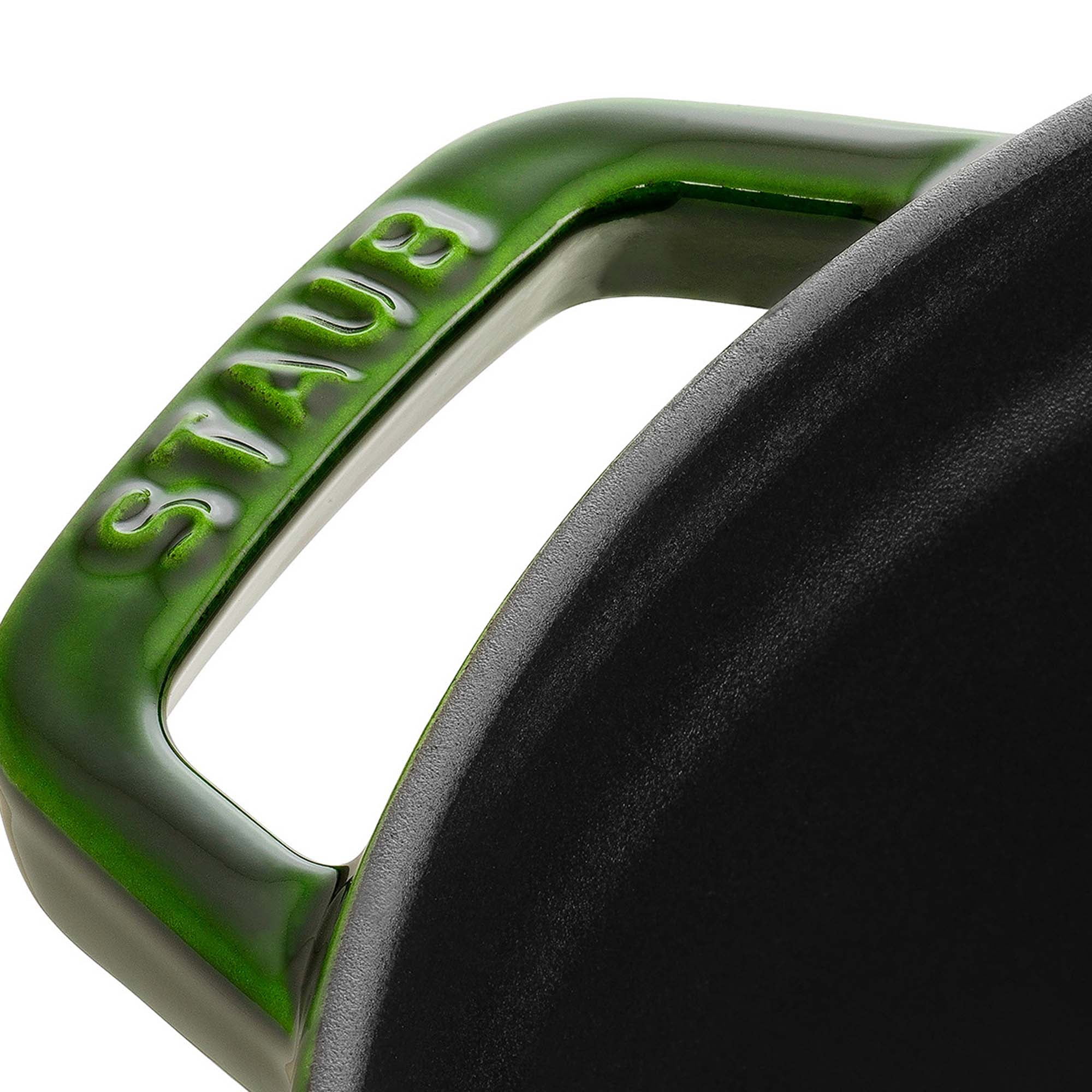 Staub Cast Iron 2.75 - Qt Round Cocotte - Basil