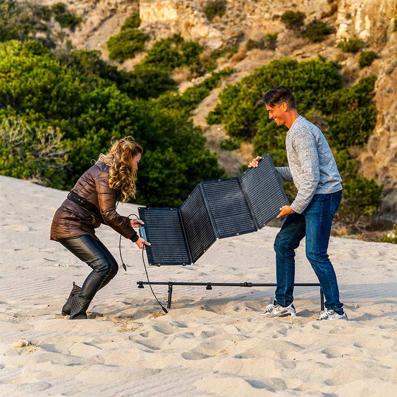 2025 Litheli 100W bærbart solpanel – Kompakt, effektivt og holdbart