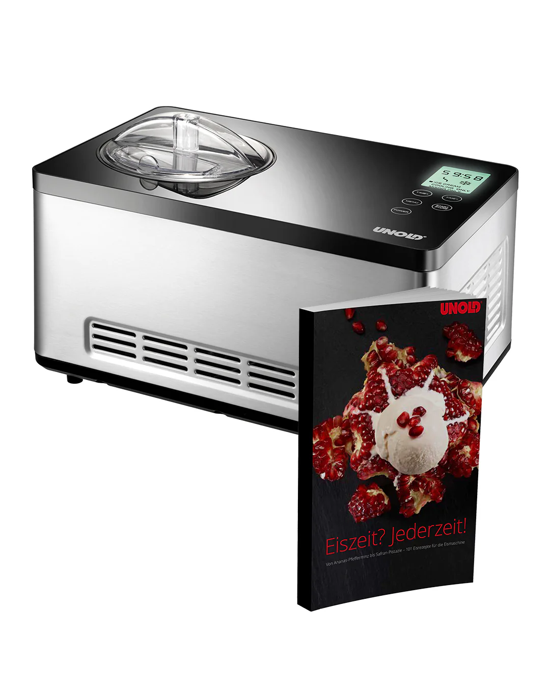 2025 Gusto Sorbetmaskine med Opskriftsbog 2 L