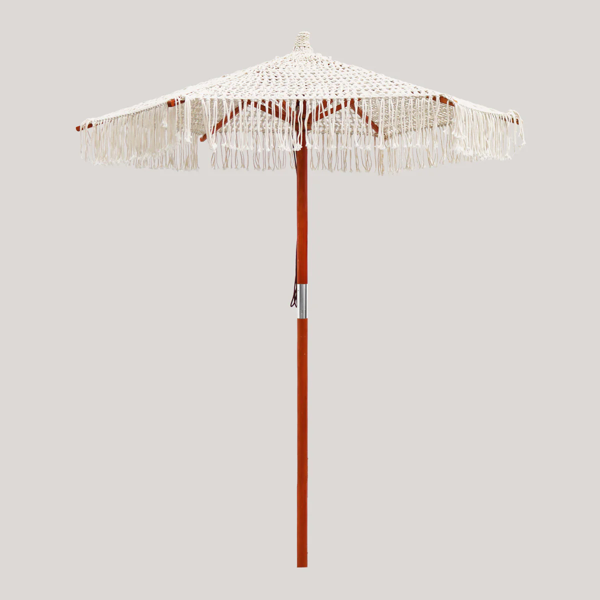 BINIBECA makrame parasol til udendørs brug ø210x229cm
