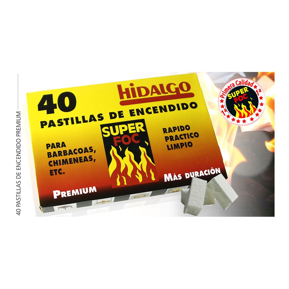Pack de 40 comprimés allume-cigare 08101 Superfoc