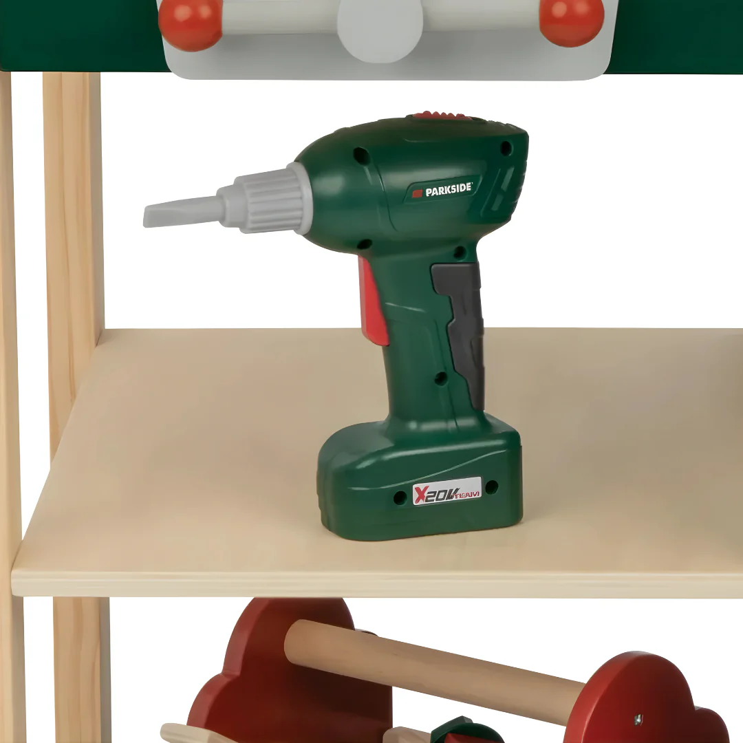 2025 Playtive Junior Premium Kinderwerkbank | Komplettes 74-teiliges Set