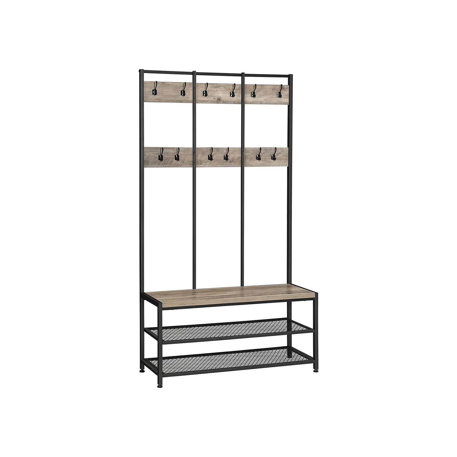 Porte-manteau avec étagère à chaussures