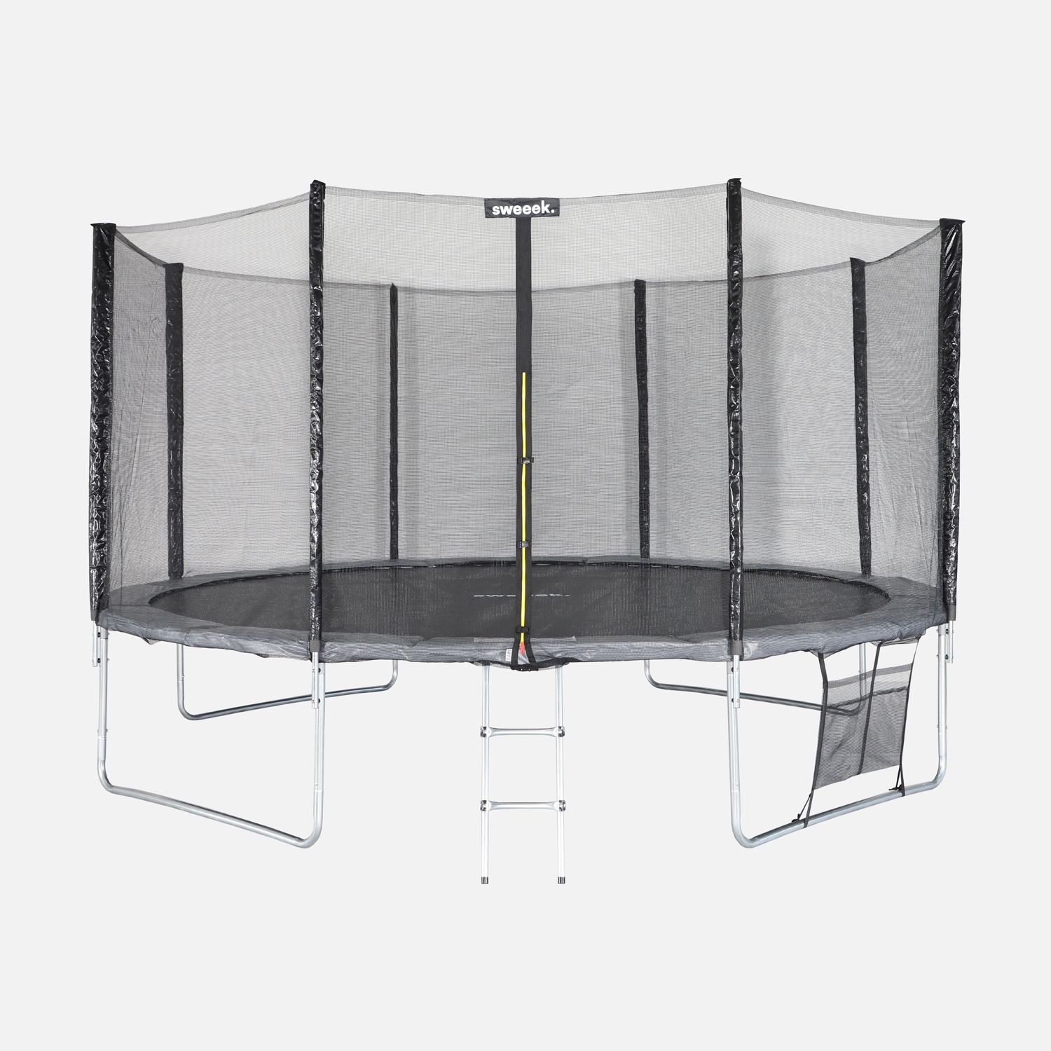 Trampolin mit Zubehörset, 430 cm, Grau