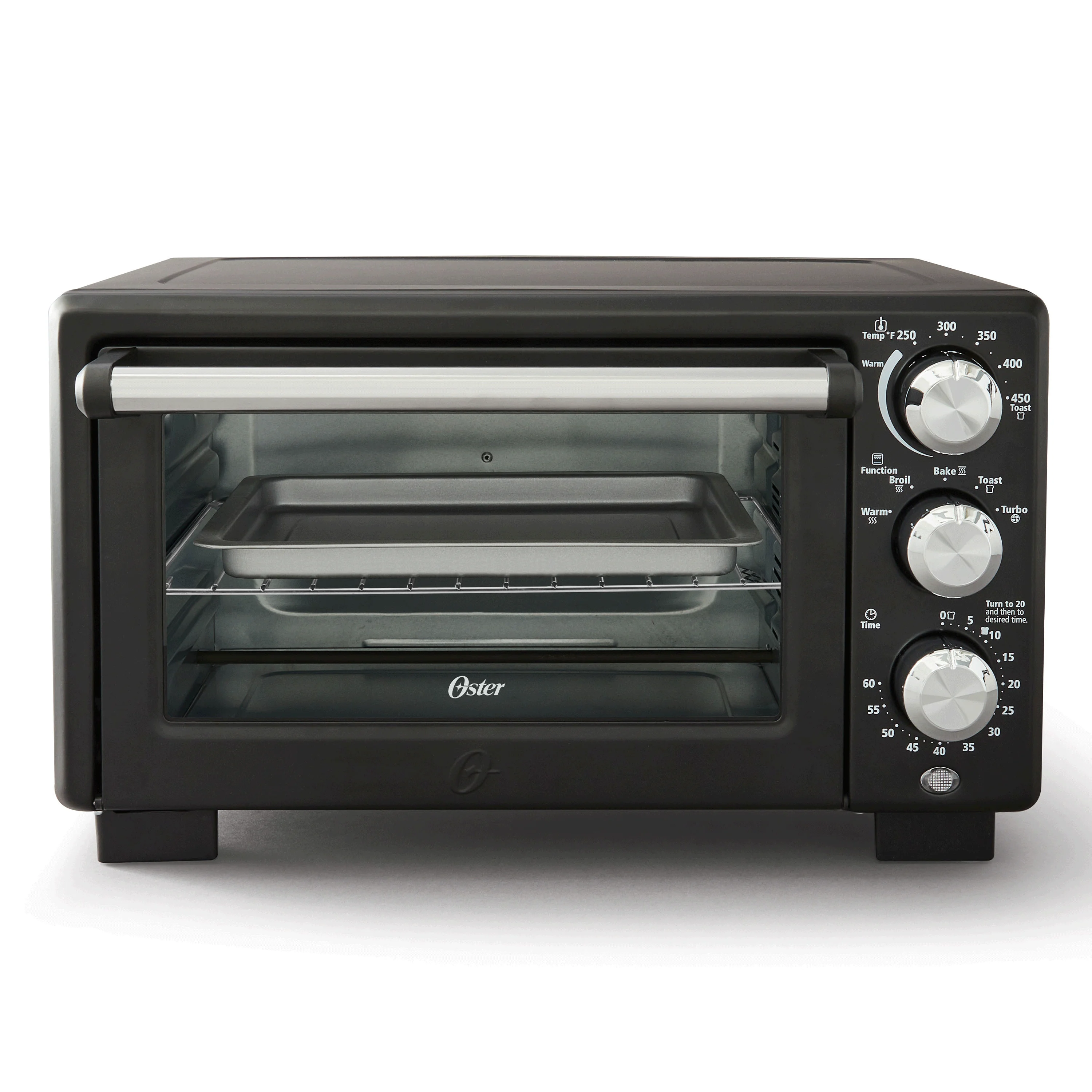 Oster? Convection 4 - Slice Toaster Oven, Matte Black, Convection Oven and Countertop Oven