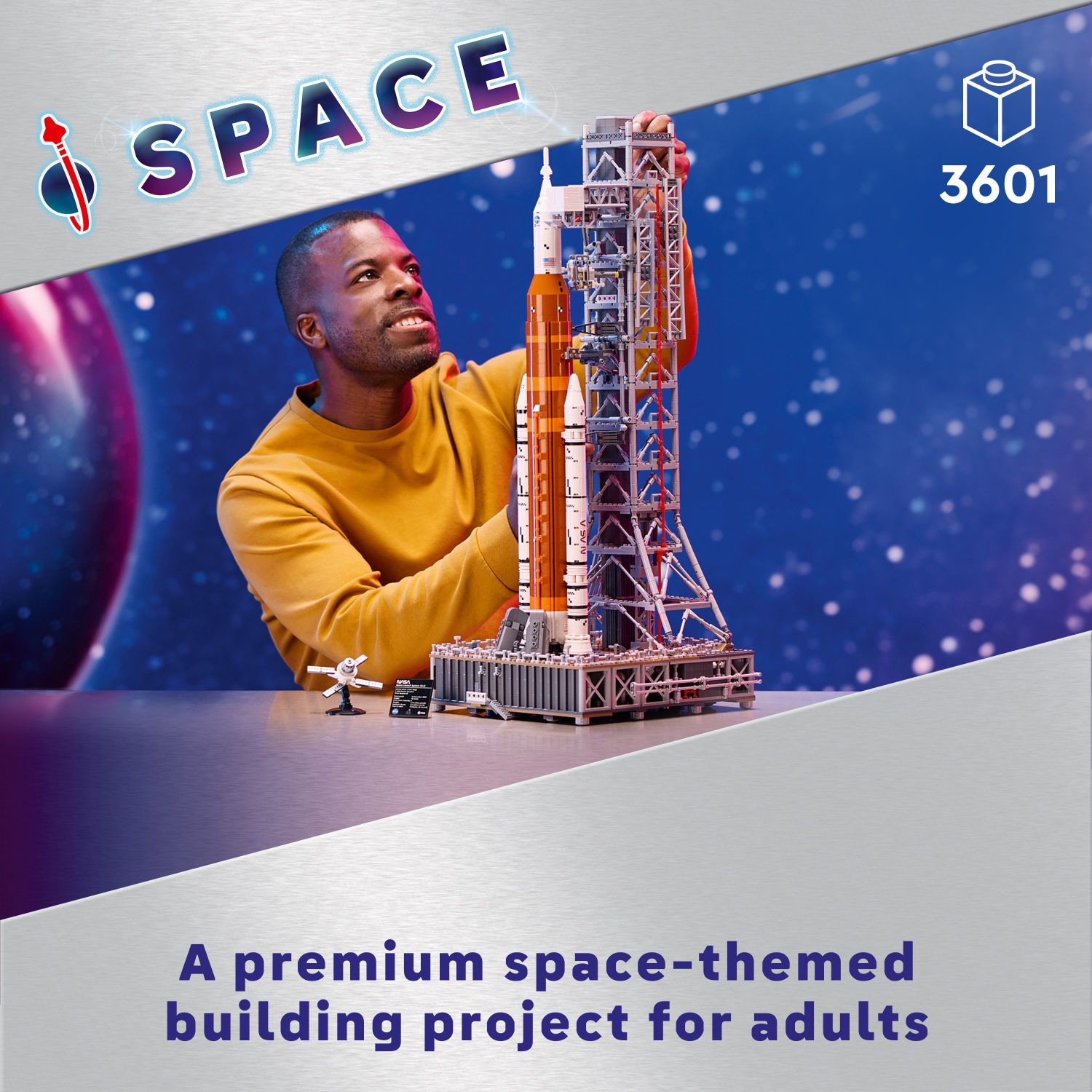 LEGO – Projet de bricolage pour adultes : système de lancement spatial Artemis de la NASA (10341)