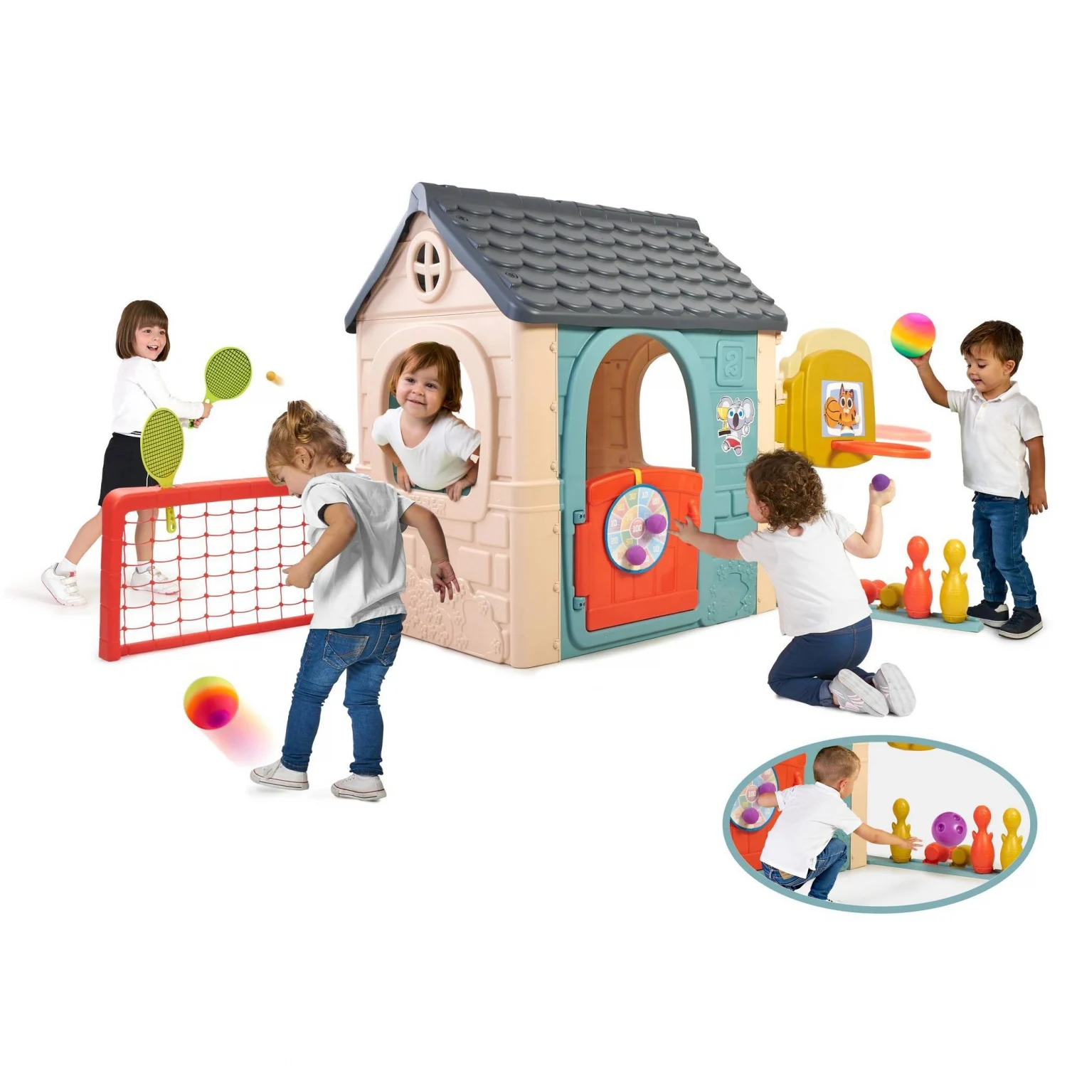 Feber Casual 6 Activités Maison Maison avec 6 activités