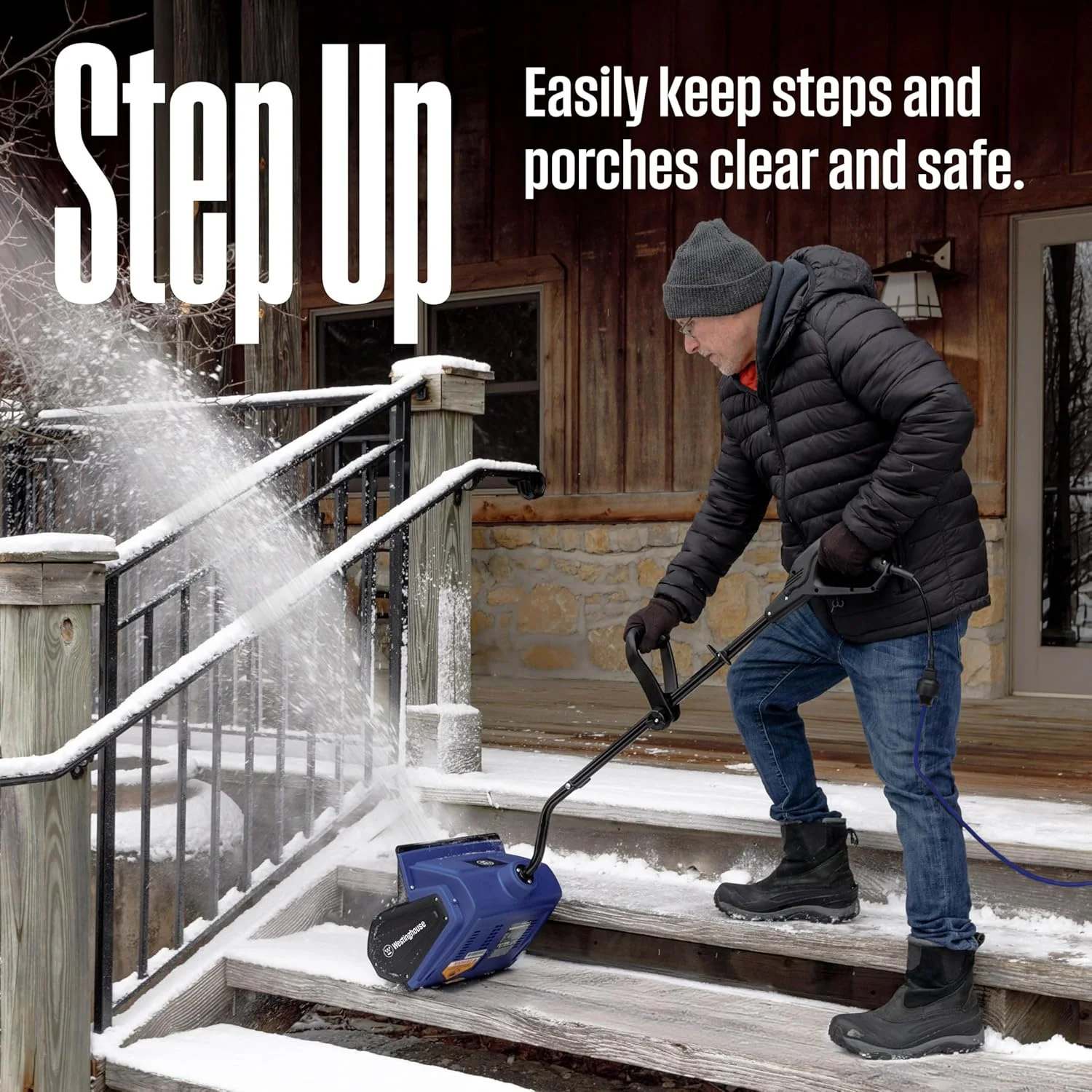 My.corded Snow Shovel, 13 - Inches Wide, Electric Snow Shovel with 20ft Throwing Distance, Plows 430 lb/Min