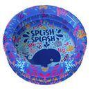 Mørkeblå hval børnepool Ø85 cm