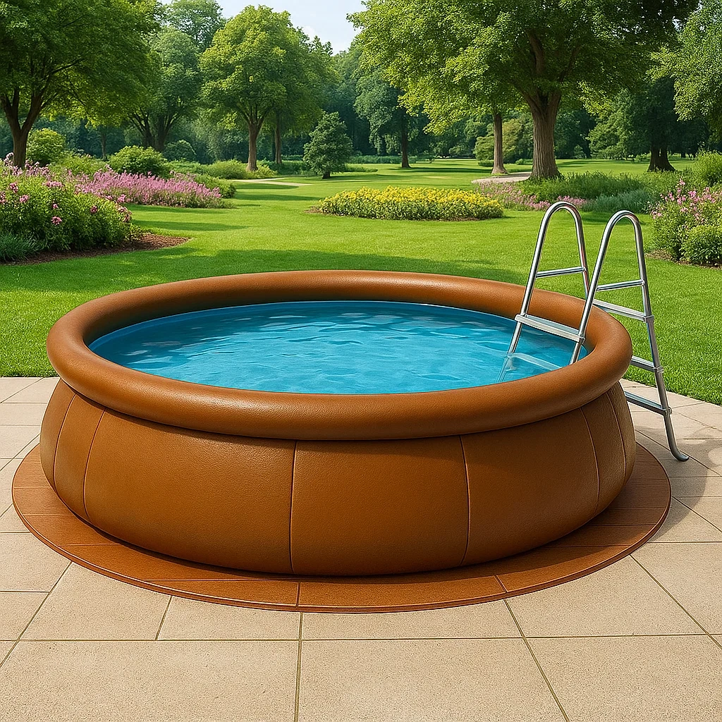 Piscine hors-sol ronde 350x350x90 avec purificateur qvIDXtYK43vD