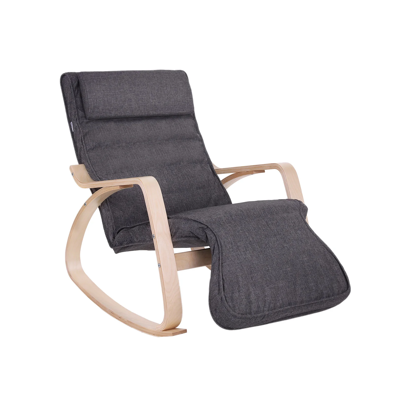 Fauteuil à bascule avec repose-pieds réglable