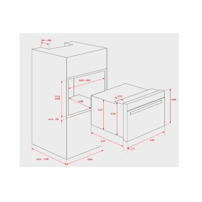 Teka Ovn Hbb510wh 76 L 2593w
