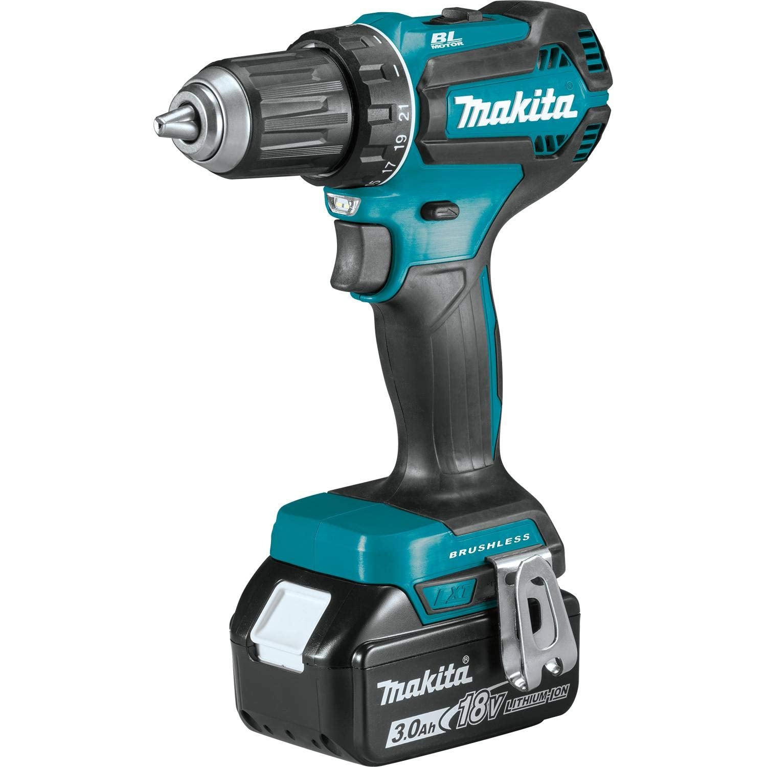 Makita XFD131 18V LXT 1/2" børsteløs batteridrevet boremaskine-sæt (3,0 Ah)