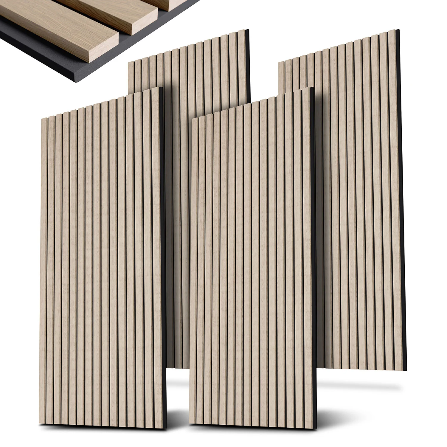 2025 Akustiske vægpaneler i en samling af 4